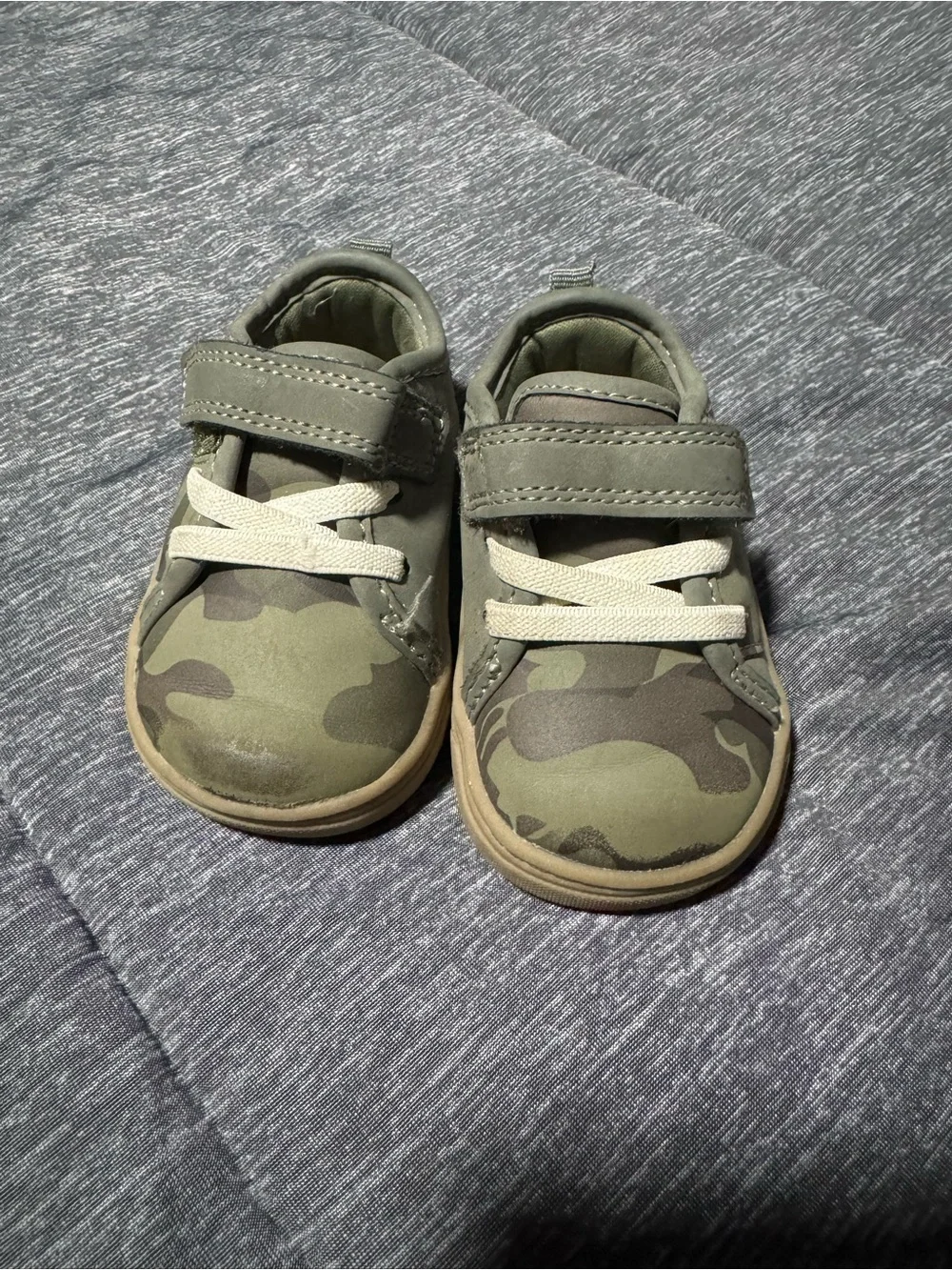 Carter's Toddler Camo Sneakers in Olive and Tan